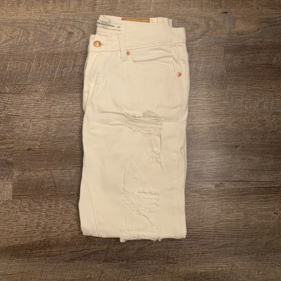 White Ripped Jeans - Picture 3 of 7